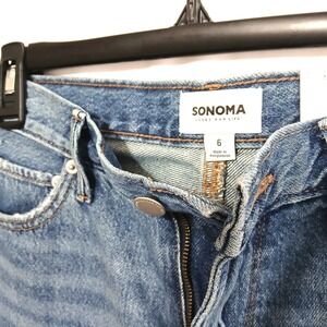 *NEW* SONOMA Women's Jeans Size 6 Mid Rise Shorts Western